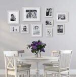 Kate and Laurel Bordeaux Modern Gallery Wall Kit: 10 Assorted White-Washed Frames Set - Image 7
