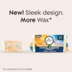 Glade Coastal Sunshine Citrus Scented Candle Jar, 4.08 Oz, 2-Pack, Infused with Essential Oils for Fresh Air. - Image 3