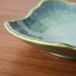 VOMANA 12'' Green Ceramic Decorative Bowl - Versatile Centerpiece for Living Room, Entryway, or Dining. - Image 7