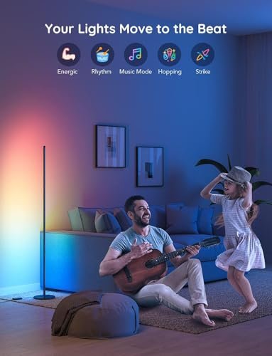 41a260Tt2uL._SL500_.jpg Govee RGBIC Floor Lamp - Smart LED Corner Lamp with Alexa, 1000 Lumens, Music Sync, 16M Colors. Ideal for Bedroom & Living Room. - Image 7