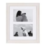 Kate and Laurel Bordeaux Modern Gallery Wall Kit: 10 Assorted White-Washed Frames Set - Image 4