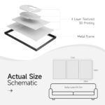 Large 3-Piece 3D Textured Abstract Wall Art Set for Living Room, Office, and Hallway, 24x36 In. - Image 6