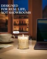 M&SENSE Herbal Scented Vegan Soy Candles - Fresh Linen, 42-Hour Burn, Toxin-Free, Ideal Gift! - Image 4