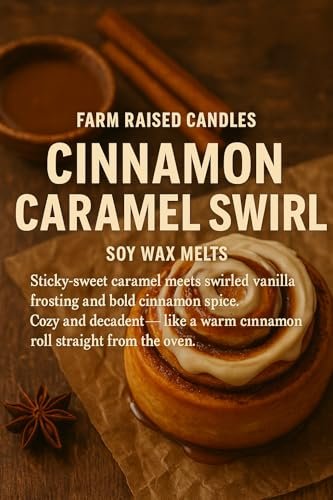 41fjeQVFniL._SL500_.jpg Farm Raised Candles - USA Handcrafted Fall Spice Soy Wax Melts 5-Pack (16oz) - Apple, Cinnamon, Pumpkin, Pecan Waffles - Safe for Pets & Family, Perfect Gift! - Image 5