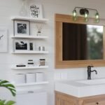 RICHER HOUSE 5-Set White Floating Shelves for Modern Wall Decor in Nursery, Bedroom, Living Room, & Bathroom. - Image 6