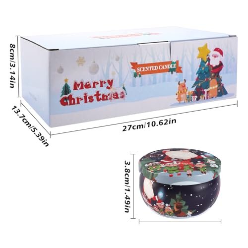 41h5j6iYdRL._SL500_.jpg 16-Pack Christmas Scented Candles Gift Set - Long-Lasting Soy Wax Aromatherapy - Perfect for Women, Home Decor & Holiday Gifts. - Image 3