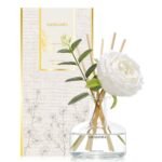 Reed Diffusers Set, 7.10 oz Flower Scented Diffuser with 7 Sticks, Long Lasting Home Fragrance for 120 Days, Perfect for Bathroom, Shelf Decor, Air Fresheners