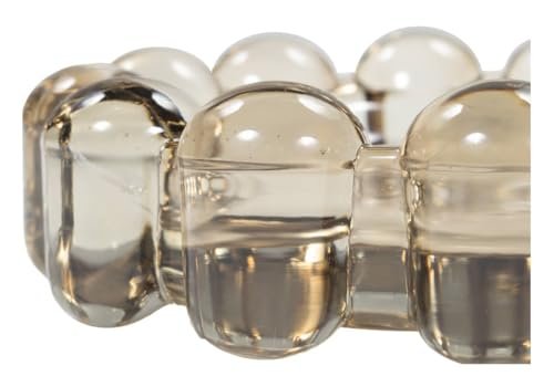 41lPOZCpZ2L._SL500_.jpg Alice Lane Bubble Candle Dish – Stylish Smoky Glass Holder for Small Candles & Diffusers - Image 3