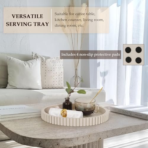 41lg0bcpX4L._SL500_.jpg Cathyeen 13" Concrete Coffee Table Tray - Stylish Gray Centerpiece for Modern Home Decor - Image 7