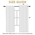 H.VERSAILTEX Blackout Curtains - Thermal Insulated Room Darkening Drapes, 52x84 Inch, Light Sage, Set of 2 for Living Room & Bedroom. - Image 7