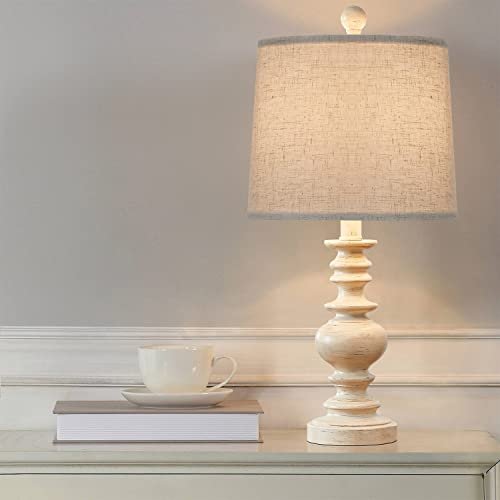 41mebp8okL._SL500_.jpg BOBOMOMO 20.5" Farmhouse Resin Lamps for Bedrooms & Living Rooms - Ideal Side Table Lighting (1 Pack) - Image 8