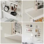 RICHER HOUSE 5-Set White Floating Shelves for Modern Wall Decor in Nursery, Bedroom, Living Room, & Bathroom. - Image 4