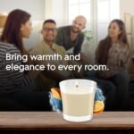 Glade Coastal Sunshine Citrus Scented Candle Jar, 4.08 Oz, 2-Pack, Infused with Essential Oils for Fresh Air. - Image 8