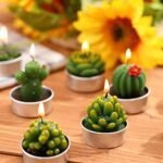 12 Handmade Succulent Candles: Cute Cactus Tealights for Weddings, Baby Showers, and Party Favors - Image 6