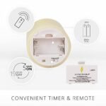 Luminara Flameless LED Ivory Pillar Candles Set of 3 – Safe, Remote-Controlled, Timer-Enabled, Realistic Glow. - Image 5