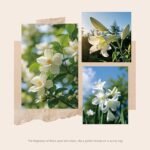 7.10 oz Flower Scented Reed Diffuser Set with 7 Sticks – Long-Lasting Home Fragrance for 120 Days, Ideal for Bathroom and Shelf Decor. - Image 3