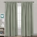 H.VERSAILTEX Blackout Curtains - Thermal Insulated Room Darkening Drapes, 52x84 Inch, Light Sage, Set of 2 for Living Room & Bedroom. - Image 2