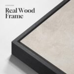 Set of 2 Large Framed Neutral Abstract Canvas Prints for Living Room, 24x36 In, Modern Wall Art. - Image 5