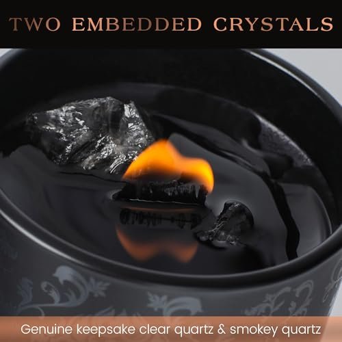 41uGcuBLzWL._SL500_.jpg Deep Eden Wood Wick Candle, 7.4 Oz - Luxurious Manifestation Crystal with Natural Soy & Exotic Essential Oils. - Image 4
