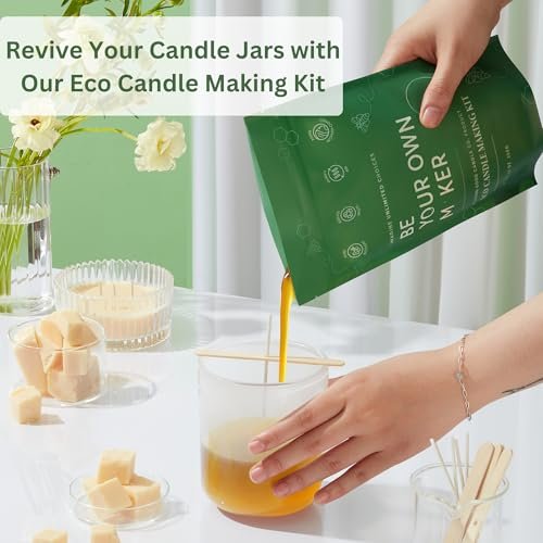 41uJhjJwBRL._SL500_.jpg Tranquility: 15 oz Vanilla & Lavender Beeswax Candle - 90+ Hours of Non-Toxic Aromatherapy Relaxation - Image 7