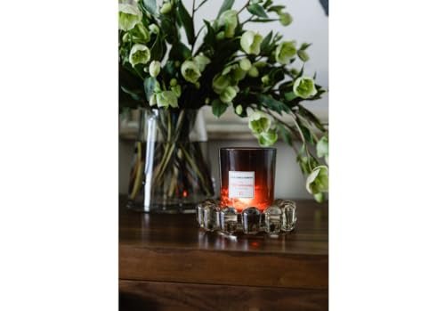 41uSyECdUeL._SL500_.jpg Alice Lane Bubble Candle Dish – Stylish Smoky Glass Holder for Small Candles & Diffusers - Image 5