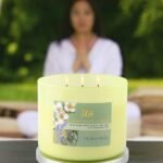 Eucalyptus Jasmine Lavender 3-Wick Candle | 15.8 oz Stress Relief Aromatherapy for Men & Women - Image 9