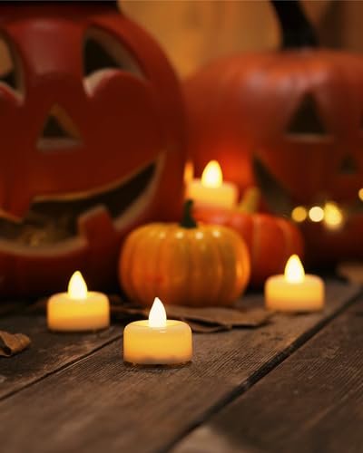 41xUlfaotML._SL500_.jpg Amagic Battery-Operated Flameless LED Tea Light Candles – 12, 24, 50, 100, 150 Pack for Holiday Decor - Image 7
