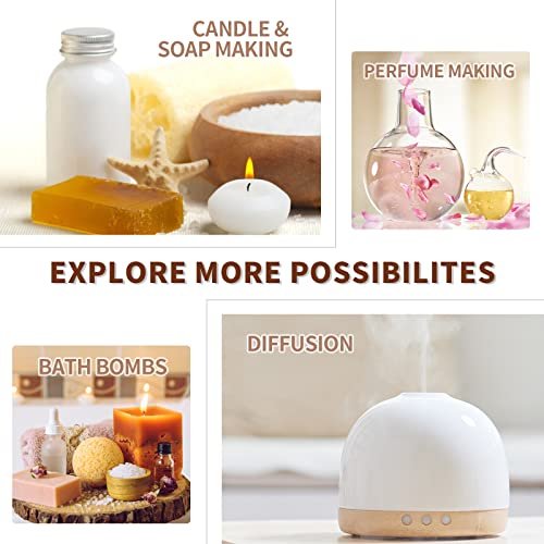 511o-ygWoL._SL500_.jpg HIQILI Spice Fragrance Oil Set - 6x10ml for Candle Making, Soap, and Diffusers. Fall scents: Cinnamon, Pumpkin, Vanilla, Apple Cider, Harvest Spice. Perfect for home and holiday! - Image 4