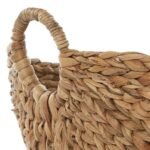 Deco 79 Seagrass Large Woven Storage Basket with Handles, Stylish Organizer 20" x 18" x 19", Brown - Image 5
