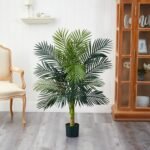 Nearly Natural 4ft Golden Cane Palm Artificial Tree - Perfect Indoor Greenery Decor! - Image 10
