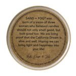 Sand + Fog Vanilla Sandalwood Candle - 12oz Luxury Jar - Lead-Free Cotton Wick - Home Decor & Air Freshener - More Sizes & Scents Available - Image 8