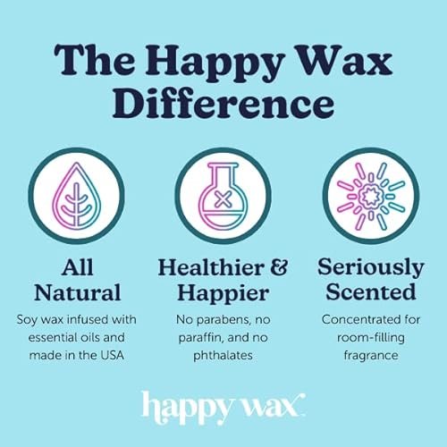 512FSvQYw9L._SL500_.jpg Happy Wax Vanilla Lovers Scented Soy Wax Melts – 6 Oz of Natural Fragrance - Image 8