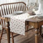 Feelyou Kids Cherry-Pattern Table Runner, 13" x 60", Cute Fruit Decor for Living Room & Dressers - Image 4