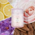 LA JOLIE MUSE Rose Noir & Oud Candle, 19 Oz - Pink Rose Scented Gift, Long-Lasting Large Candle - Image 2