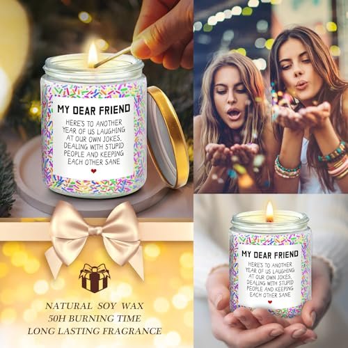 516GX5MdzWL._SL500_.jpg LOTICONA Birthday Gifts for Women: Humorous Candles for Best Friends & BFF Coworkers. - Image 2