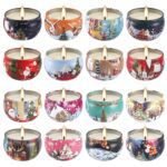 16-Pack Christmas Scented Candles Gift Set - Long-Lasting Soy Wax Aromatherapy - Perfect for Women, Home Decor & Holiday Gifts. - Image 4