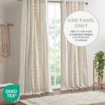 INK+IVY Imani 100% Cotton 50"x84" Chenille Stripe Curtain - Mid-Century Rod Pocket Drape, Ideal for Living Room & Bedroom Privacy. - Image 6