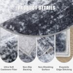 5x7 Washable Modern Abstract Area Rug: Soft, Thin, No-Slip, Stain-Resistant for Living Room, Bedroom, Office. - Image 7