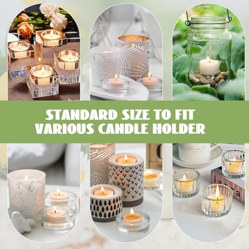 51Fg5zFtHJL._SL500_.jpg 24-Pack Natural Beeswax Tealight Candles - 100% Pure, 4-Hour Burn, Smokeless & Air Purifying. - Image 5