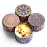 Eyamumo Scented Candles Gifts Set for Women, Aromatherapy Candles for Home Scented, Upgraded Large Tin of Soy Candle Lavender Candle Birthday Gifts for Women Mom Bath Spa Meditation Christmas Gifts