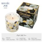 ROMIIE ZOI Gardenia Scented Candle - 6oz Aromatherapy Soy Wax Jar for Home & Gifts - 170g - Image 2