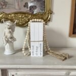 Decorative White Faux Books for Home Decor: Rustic Farmhouse Stacked Display with "With God All Things are Possible." - Image 7