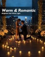 Homemory 24-Pack Flameless Votive Candles - 200+ Hour LED Tealights for Weddings, Halloween, Outdoor & Christmas Decor (Warm White, Batteries Included) - Image 5