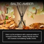 Voluspa Baltic Amber Reed Diffuser, 3.4 oz - Handcrafted Oil Diffuser for Your Home - Image 2