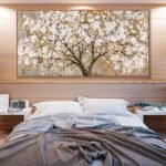 Large Framed Gold Abstract Tree of Life Canvas Art – Modern Home Decor, Ready to Hang (30"x60") - Image 2