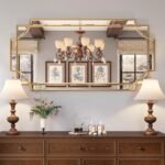 Kelly Miller 24"x48" Gold Beveled Wall Mirror - Traditional Decorative Home Decor for Any Room - Image 2