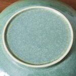 VOMANA 12'' Green Ceramic Decorative Bowl - Versatile Centerpiece for Living Room, Entryway, or Dining. - Image 5