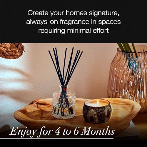 51MERZSaGfL._SL500_.jpg Voluspa Baltic Amber Reed Diffuser, 3.4 oz - Handcrafted Oil Diffuser for Your Home - Image 5