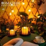 Romadedi Lantern Farmhouse Decor - Rustic Candle Holders for Living Room, Kitchen, Dining, and Outdoor Spaces. - Image 3