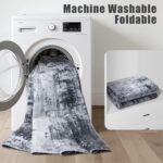 5x7 Washable Modern Abstract Area Rug: Soft, Thin, No-Slip, Stain-Resistant for Living Room, Bedroom, Office. - Image 6